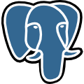 PostgreSQL logo of an elephant 